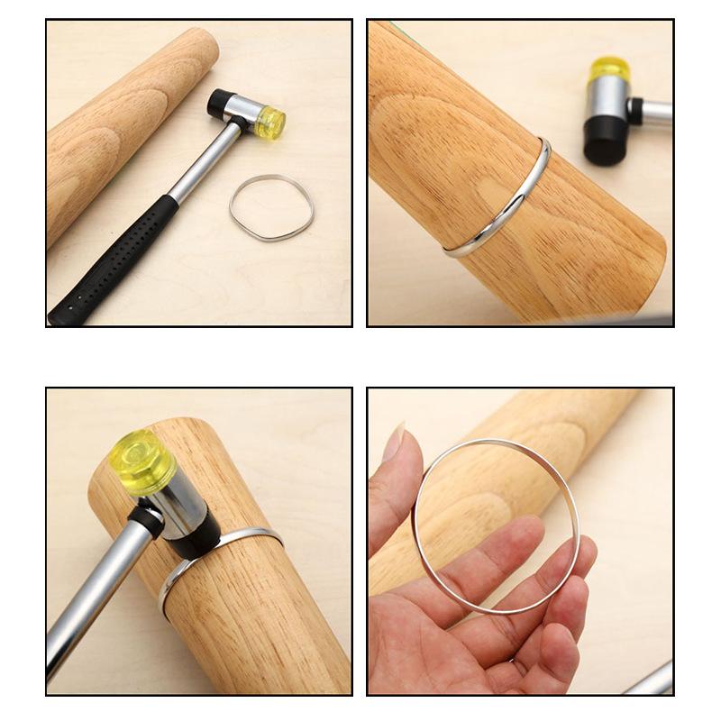 Un set de bijuterii instrumente inele brățări modelarea și repararea lucrătorilor inele tije de măsurare lipici ciocane