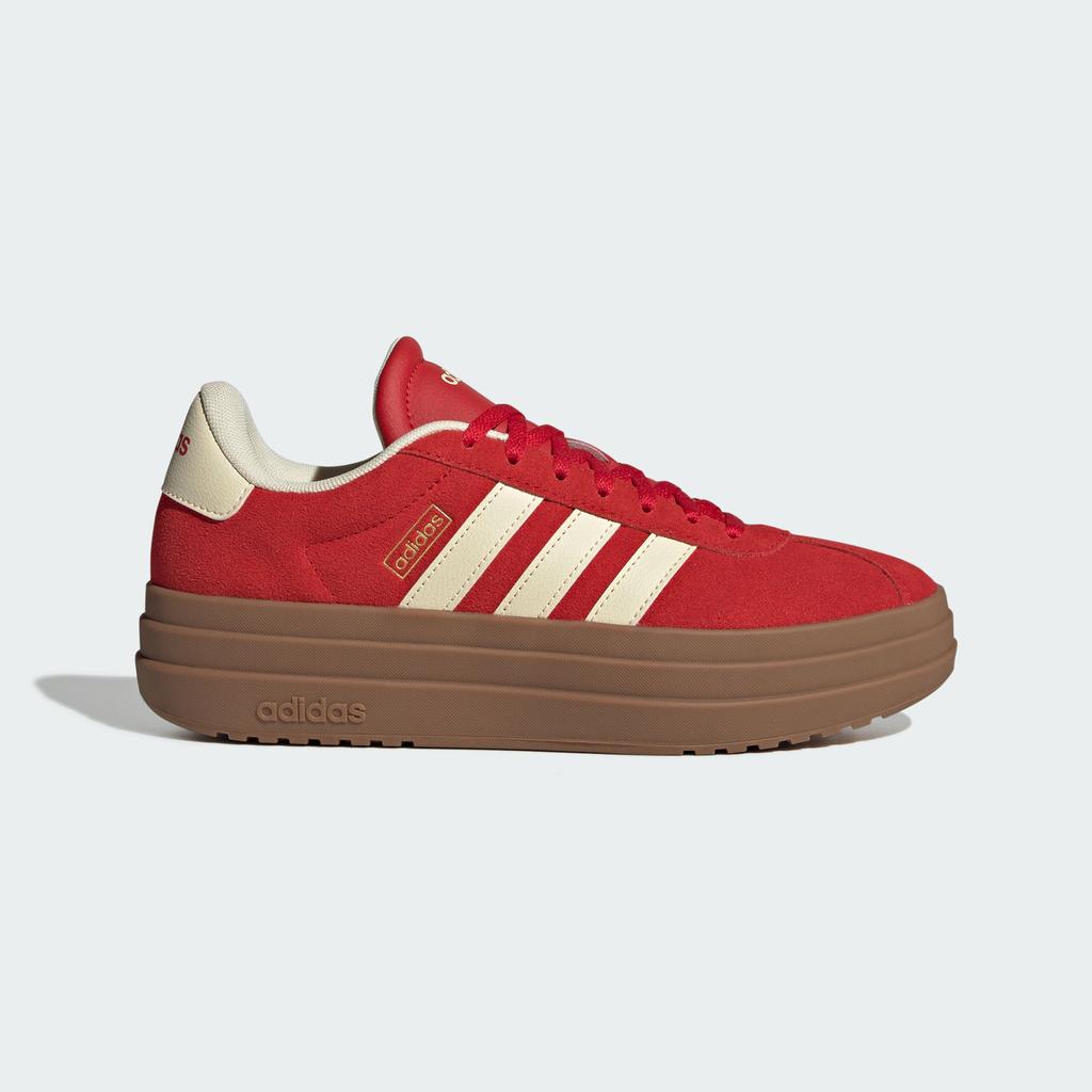 adidas VL Court Bold Niskie Trampki Armii Niemieckiej Damskie Czerwone
