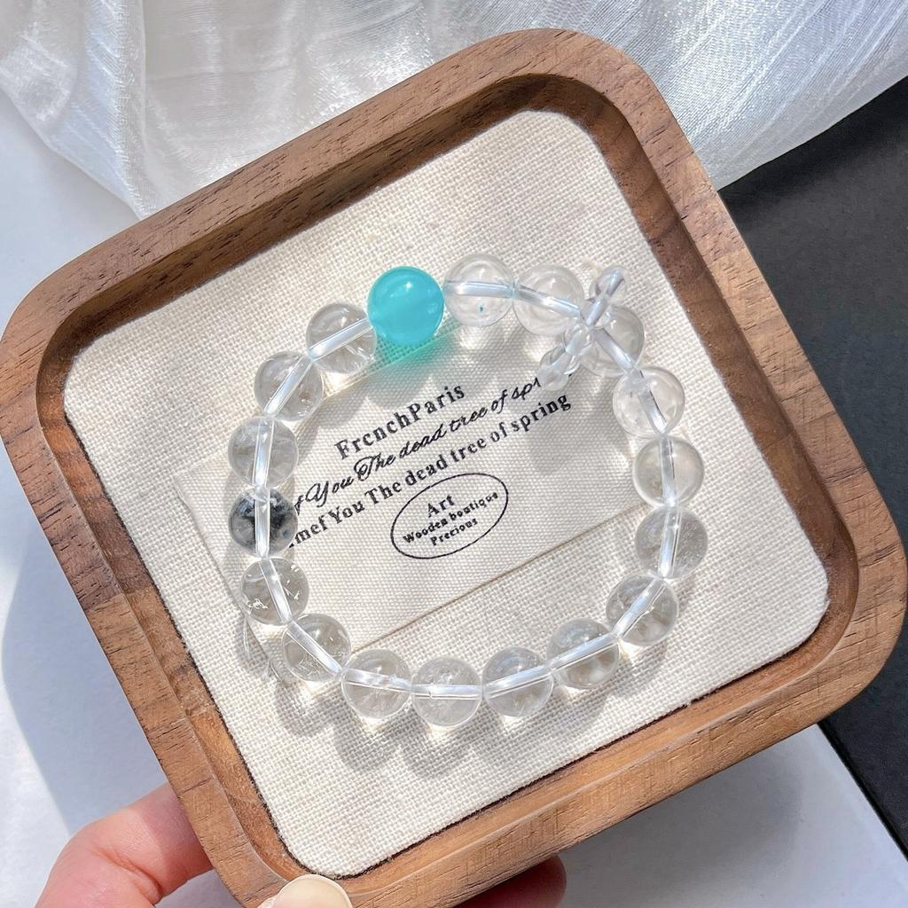 10M Natural White Crystal Design Bracelet Bracelet