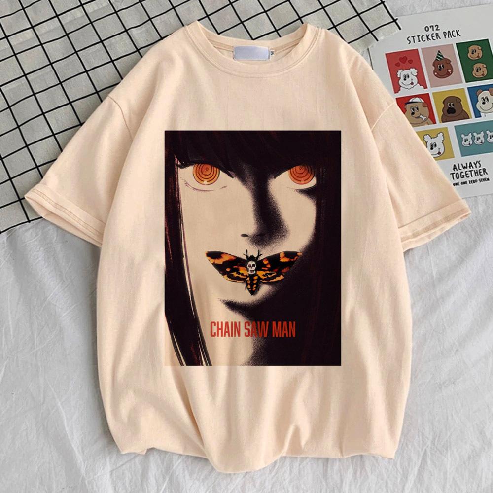 Chainsaw Unisex Top Tees Girl Digital Kawaii Comfortable 80s T Shirt Graphic Hip Hop Retro Colorful