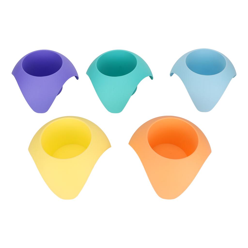 5Pcs Beach Cup Holder Multifunctional Portable Beach Sand Coasters for Beverage Phone Sunglass Key