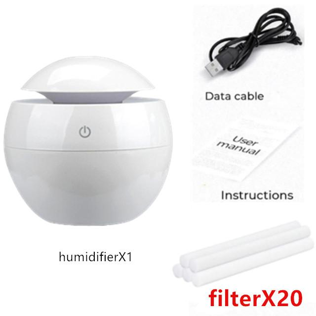 130ml Mini Portable Ultrasonic Air Humidifer Aroma Essential Oil Diffuser Usb Mist Maker Humidifiers For Home Table Mist Maker