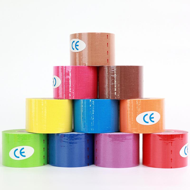 5-10 cm Sports Kinesio Tape Muscle Kinesiology Elastic Knee Pain Relief Strain Patch Athletic Recovery Stickers Fitness Bandages Mass Air Flow 3