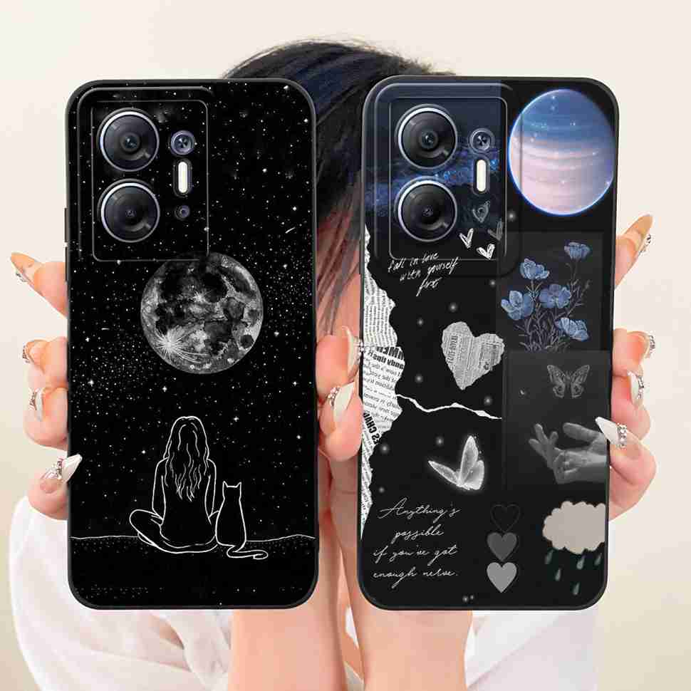 For Infinix Hot 30 5G Case Soft Protective Back Cover Casing For Infinix Hot 30 Hot30 5G X6832 Petty Girl Phone Shell