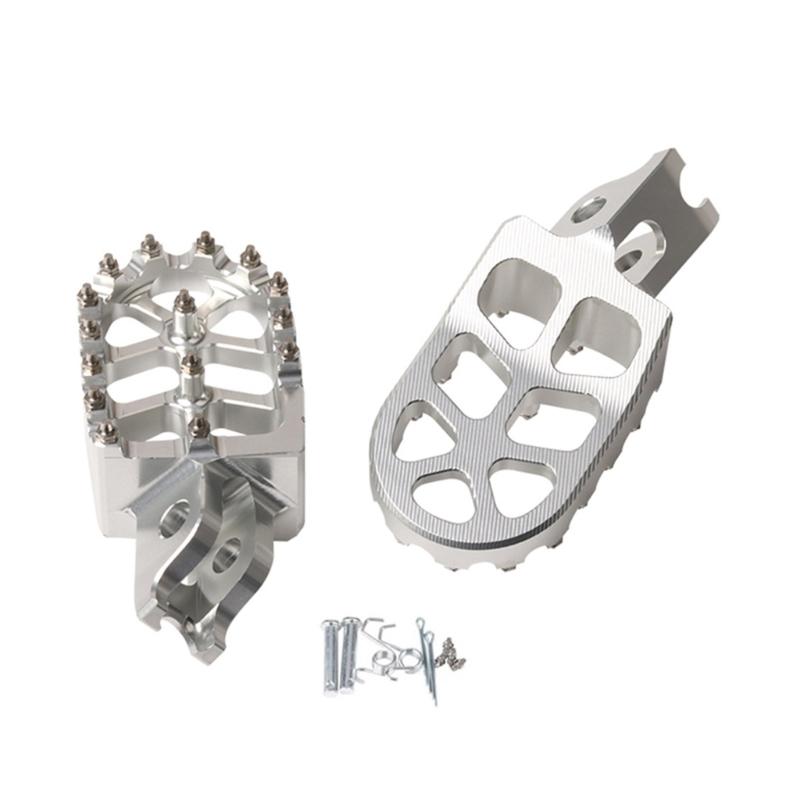 Stylish Foot Pegs Universal Fit Foot Pegs Reliable Support Simple Installs for Motorcycle Riders for KX450F 2019-2021