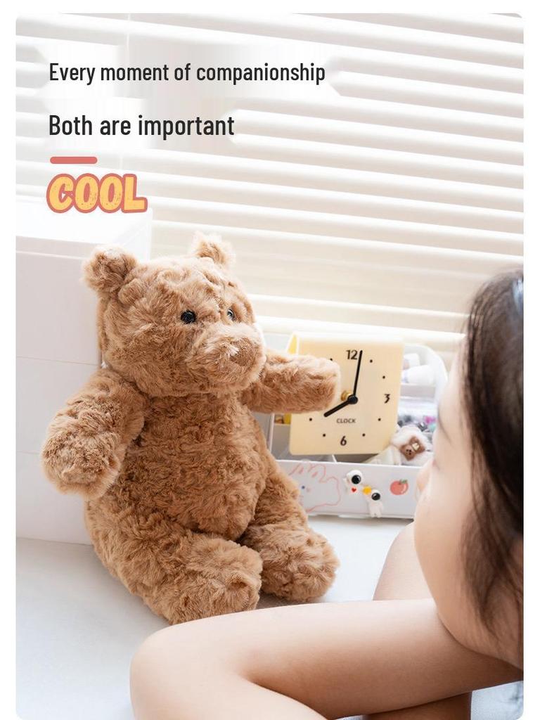 Adorable Barcelona Bear Plush Toy - Huggable Comfort Doll for Kids