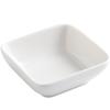 Pure White Square Ceramic Dipping Dish - Small Sauce Dish for BBQ, Hot Pot, Sauces, Flavoring & Seasoning