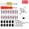 Car Bicycle Slotted Handle Tire Valve Stem Core Remover Screwdriver Tire Repair Install Tool Kit Auto Motorcycle Accessories