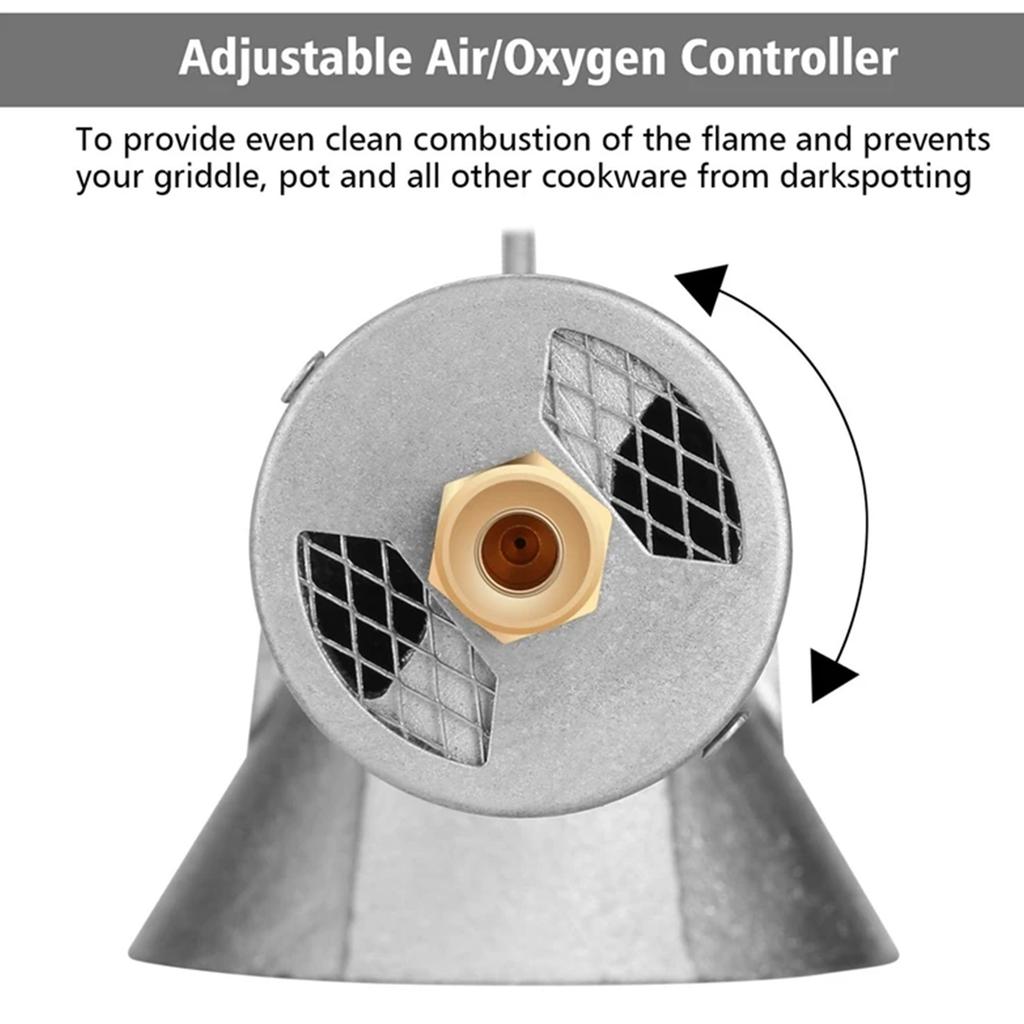 Energy Efficient Stove Burners Inserts Efficient Burners Head Energy Saving Tube Metal Texture for Various Cookwares