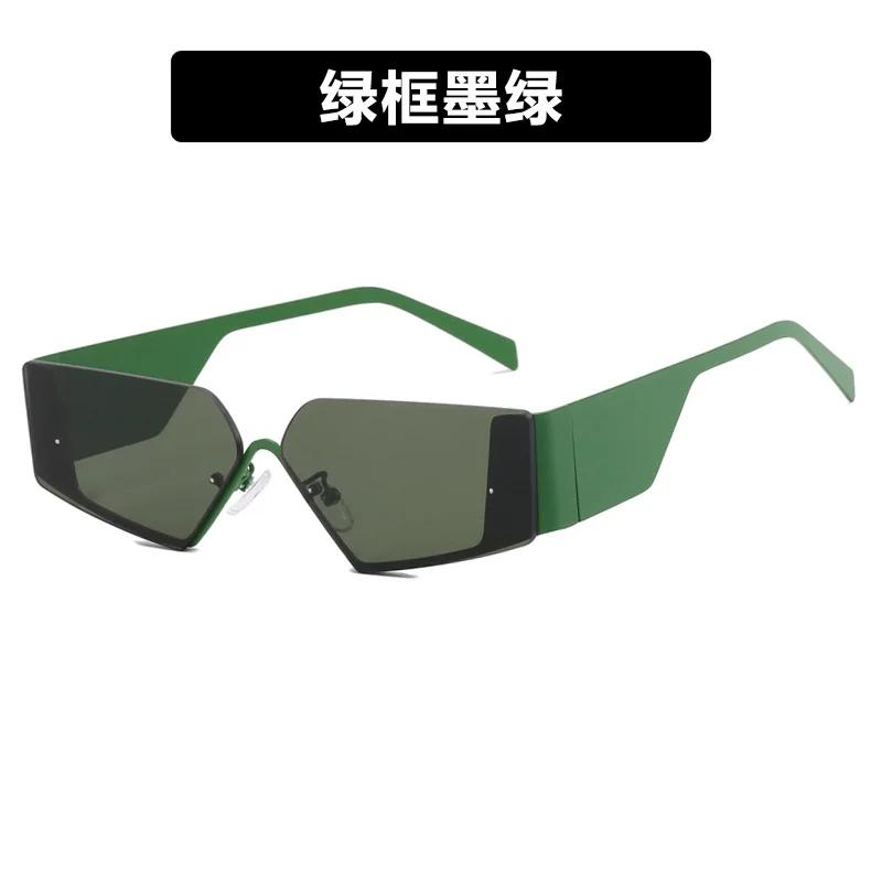 Y2K Sunglasses Technological Street Photography Decorative Frameless Sunglasses Fashion Wear UV400 Alien Glasses