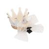 Girls Children's Princess Hairpin Mesh Baby Hairpin Crystal Lace Little Girl Crown Hair Accessories Tiara And Crowns