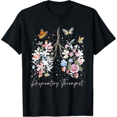 Funny Respiratory Therapist Therapy Lung Happy Easter Day Cotton Men T Shirt