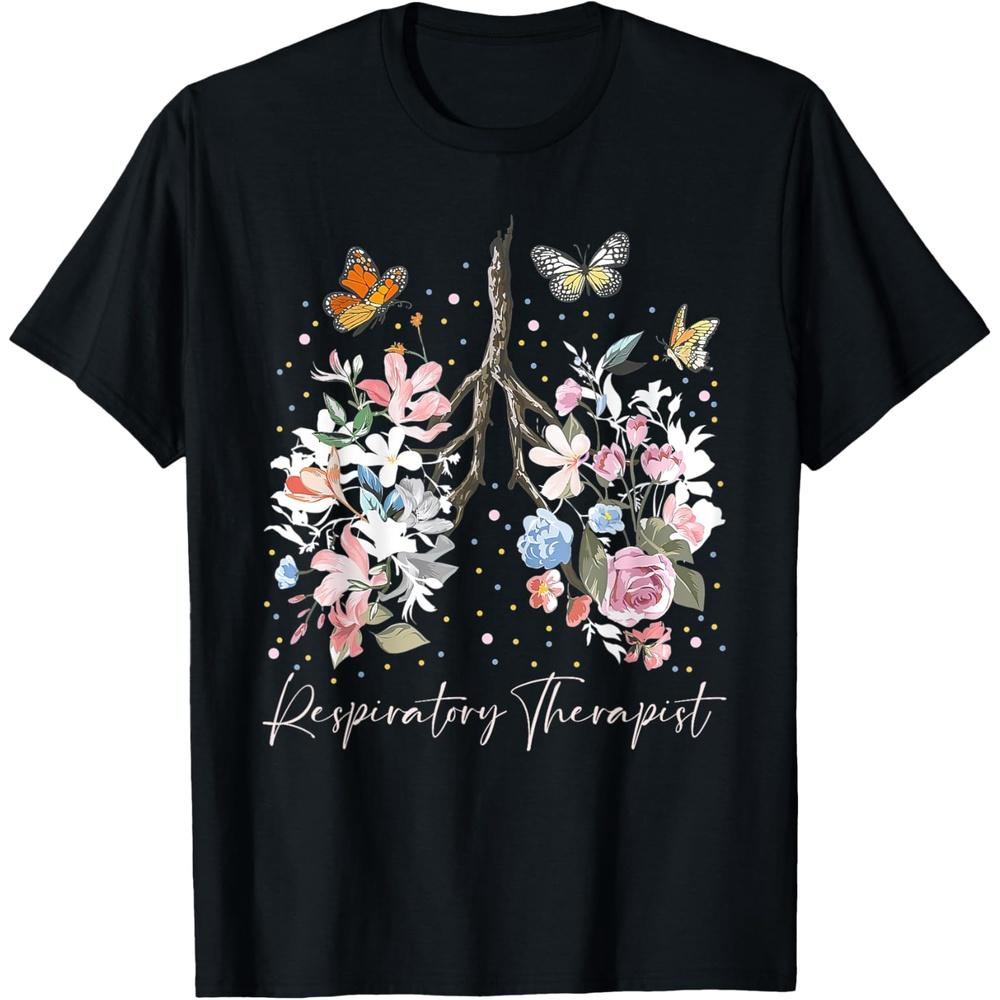 Funny Respiratory Therapist Therapy Lung Happy Easter Day Cotton Men T Shirt L