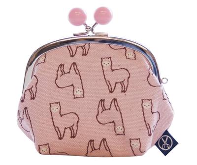 Maeda Senkou Goshiki Hanpudo Animal Series Purse Gusset and Alpaca 3.5-inch (with Beads) 333-30003-004