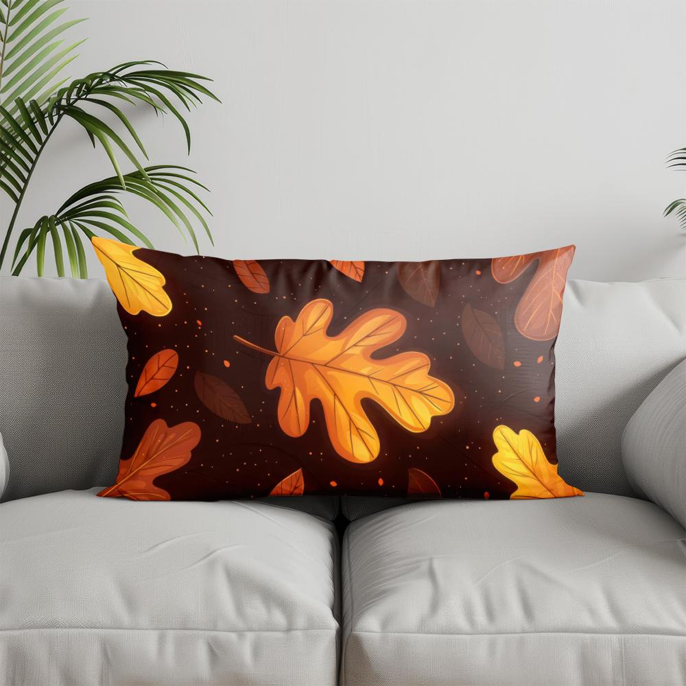 Home Decor Cute Ghost Halloween Pillowcase Suitable For Sofa Bedroom Car Pillow Cover Cushion Rectangular Back Cushion