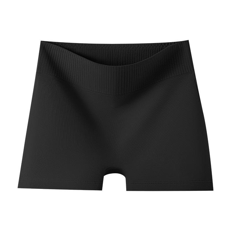 Women Spring and Autumn Pure Cotton Antibacterial Crotch Anti Tardiness High Waist Abdominal Lift Hip Non Mark Safety Flat Angle Briefs