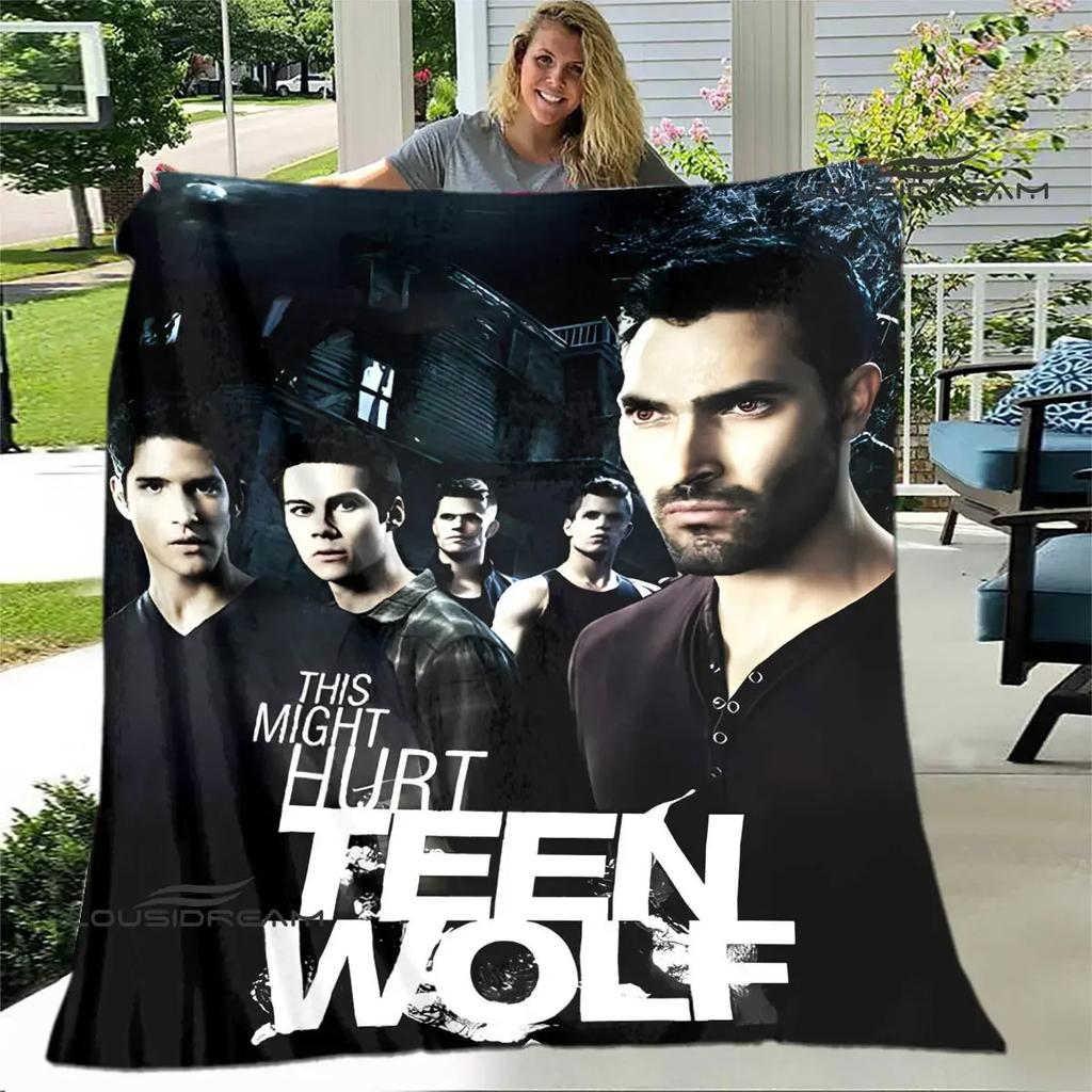 Film Teen Wolf Druckdecke warme Decke Flanschdecke weiche und bequeme Decke Haus Reise Decke Geburtstagsgeschenk