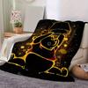 1pc, Golden Monkey Luxury Throw Blanket Perfect for Home Decor, Couch Cover, Outdoor Use, Travel, Camping, Car, Beach, Office Nap Soft