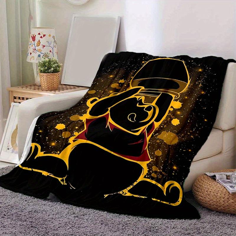 

1pc, Golden Monkey Luxury Throw Blanket Perfect for Home Decor, Couch Cover, Outdoor Use, Travel, Camping, Car, Beach, Office Nap Soft 80x120cm
