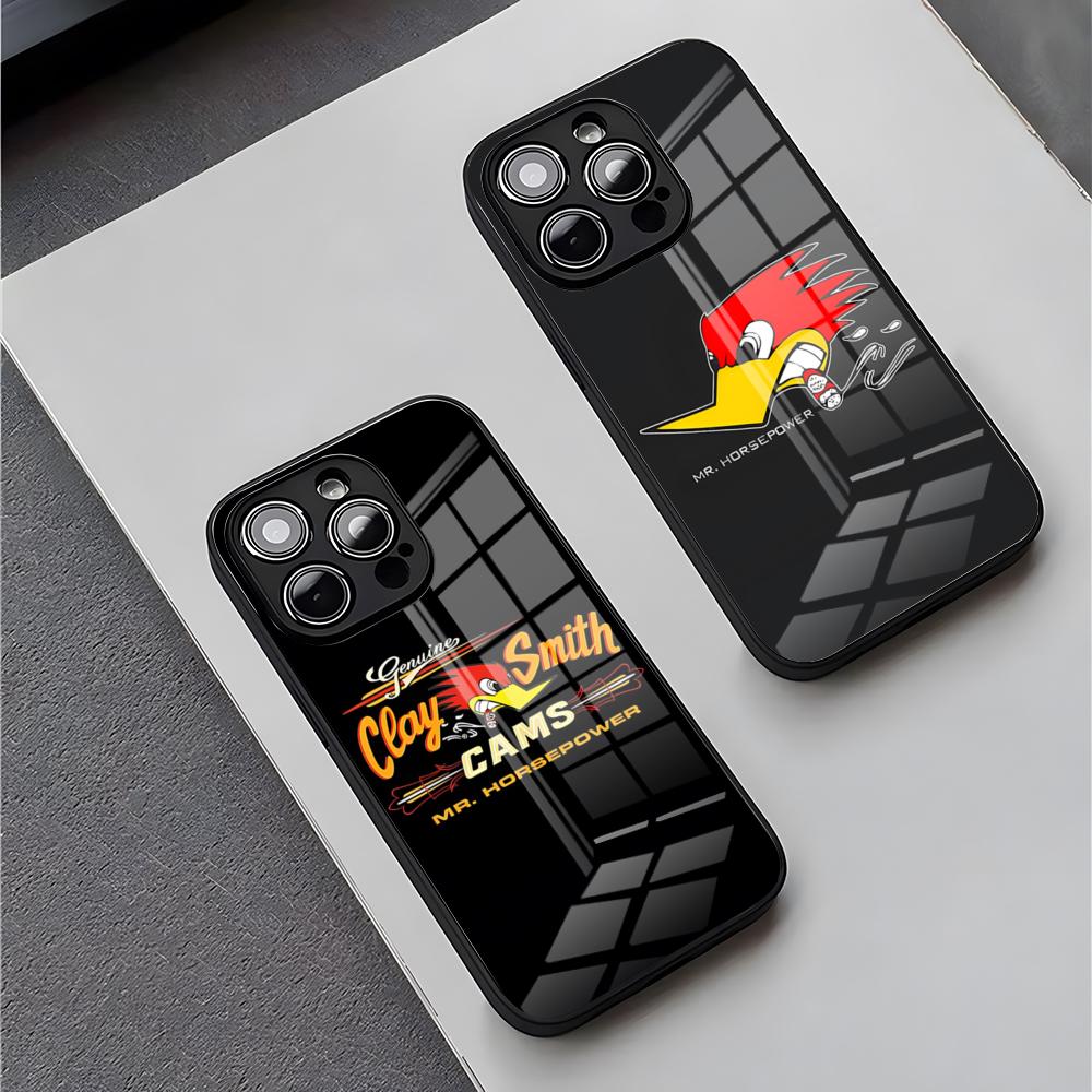 Mr Horsepowers Phone Case For iPhone 18 16 Pro Max 15 Plus 14 Pro 12 11 13 Mini X XR XS Max 8 7 Plus SE Glass Cover