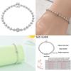 925 Sterling Silver 17-20CM Original Bracelets Heart Moon Sun Clasp Bead Charm Bracelet Fit DIY Charms Beads for Women Jewelrys