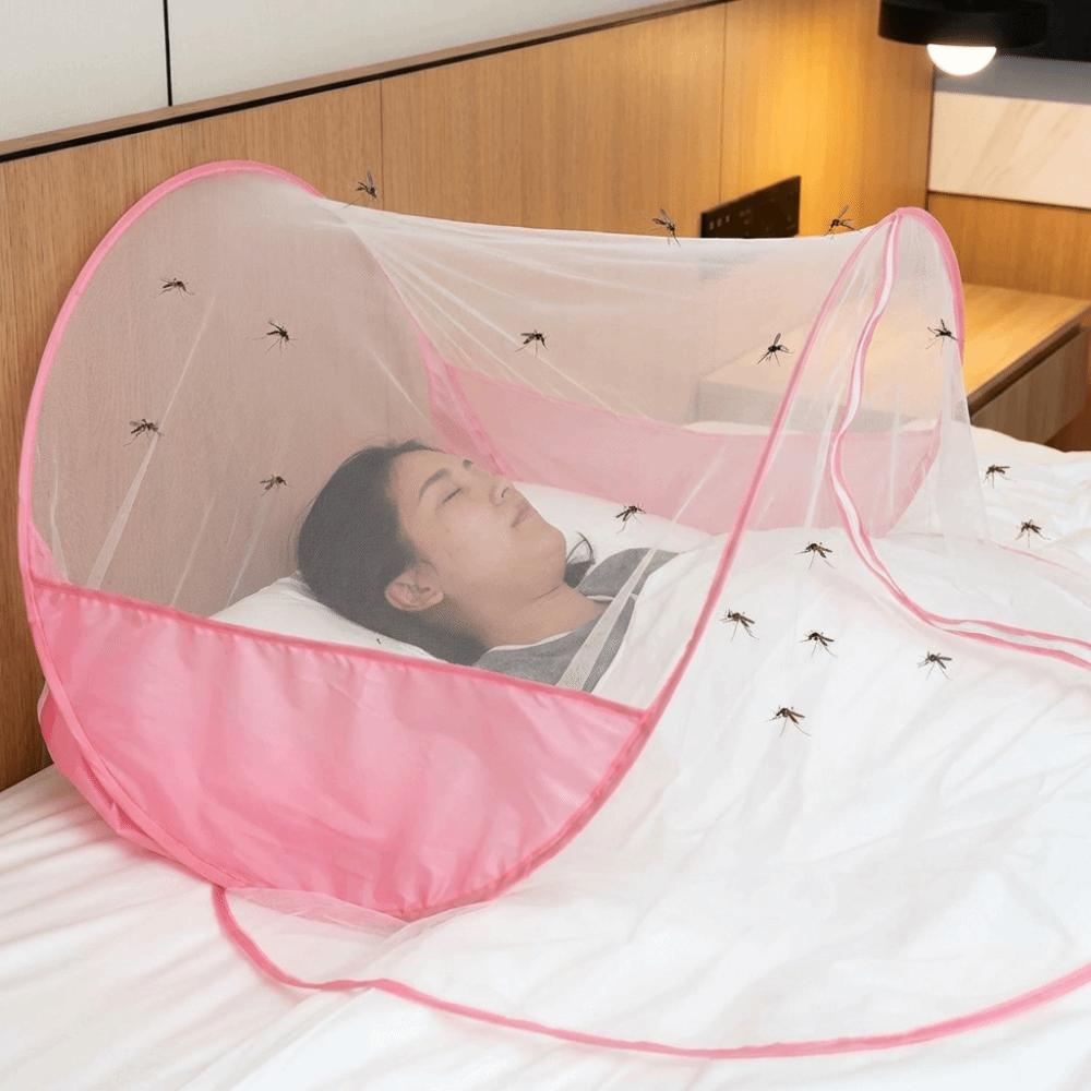 Portable Foldable Mosquito Net Breathable Mosquito Bar Frame Travel Mosquito Net  Camping