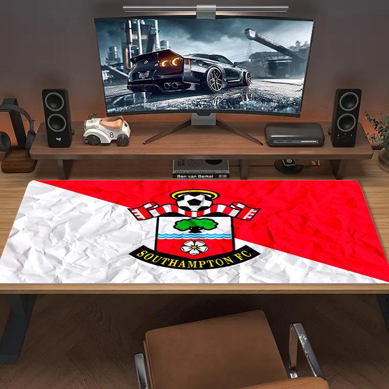 Southampton fc Logo Color Mouse Pad Large Gaming Table Cushion Non-slip Laptop Tablet Big Mousepad XXL Mat Mini PC Playmat With Lock edge