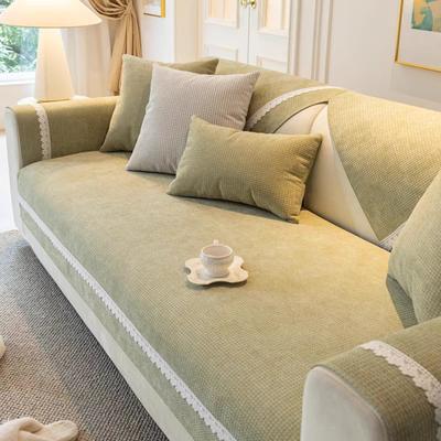 French Style Small Lace Sofa Cushion  Cream Wind Four-Season Universal Seat Cushion Simple Non-Slip Sofa Cover