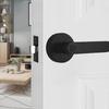 DIY Friendly Internal Door Handles Steel Door Handle Set Tubular Latch Handle Suitable for Left or Right Handed Doors