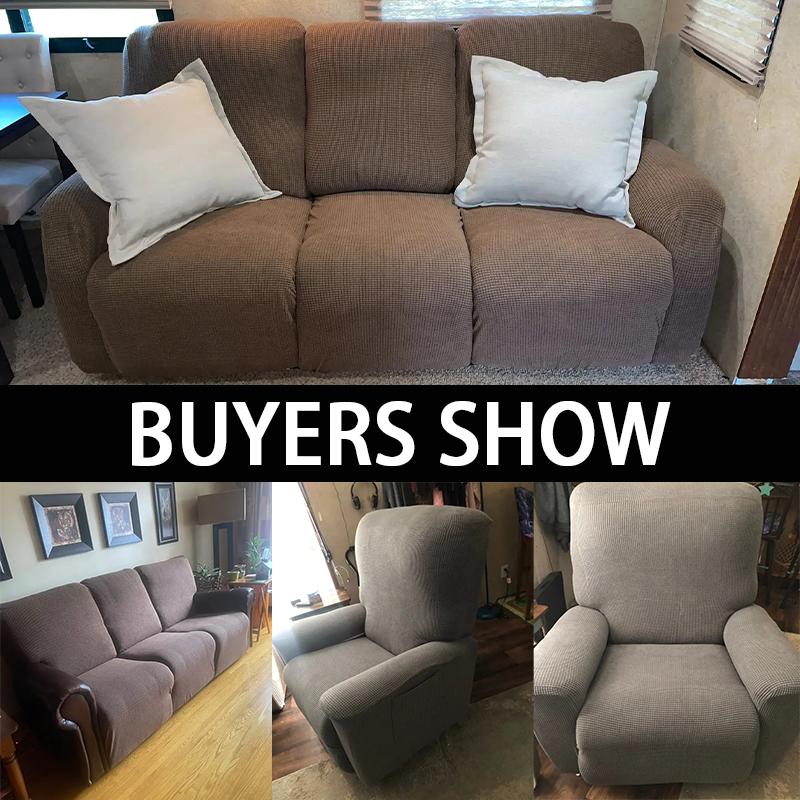 Recliner Sofa Cover Stretch Recliner Chair Cover Lazy Boy Relax Washable Armchairs Slipcover Couch Cover Protects Furniture