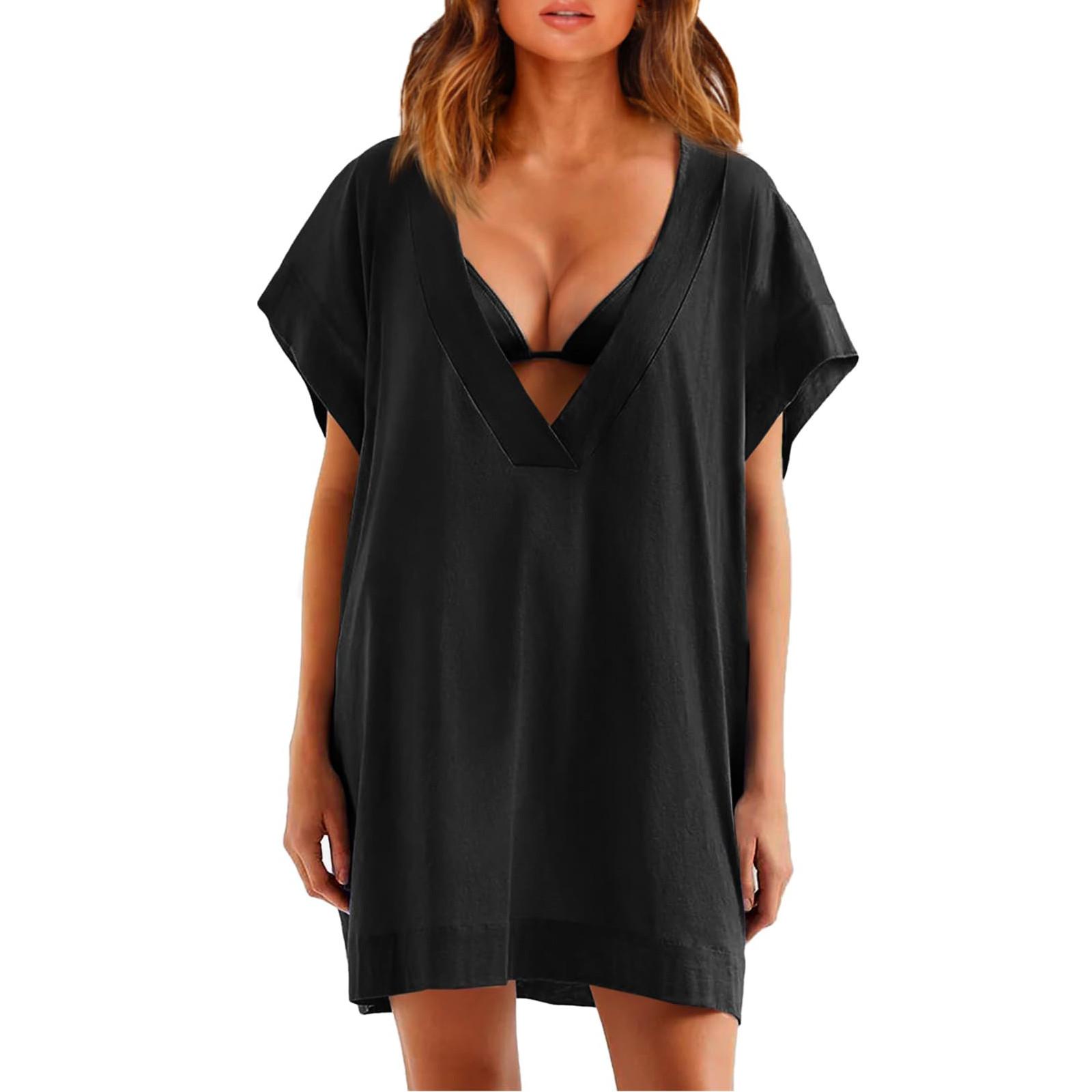 

Женские летние топы, повседневные, с оборками, коротким рукавом, круглым вырезом, свободные, плиссированные футболки S