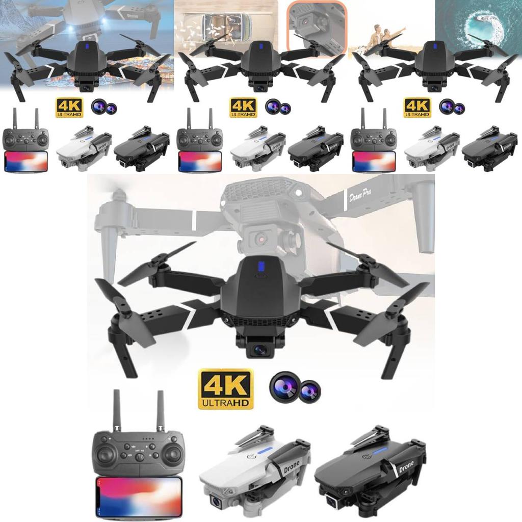 E88 Pro 4k Dual-Kamera Faltbare Drohne Fernbedienung Quadcopter Mit Handheld-Geschenkbox