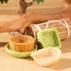 Chair Dollhouse Miniature Basket Furniture Decoration Simulation Bamboo Basket  Ornaments
