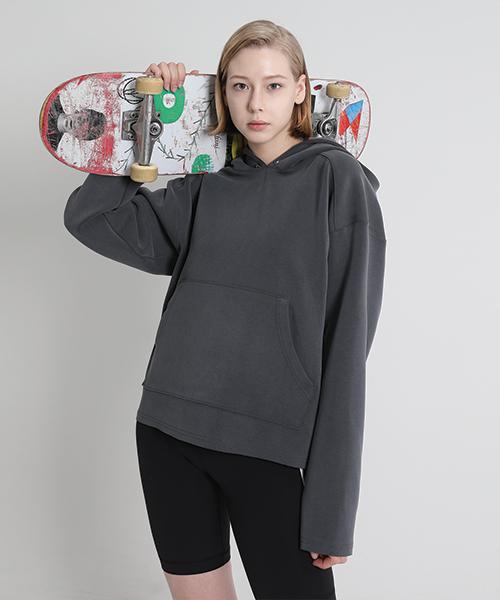 Rvd Women S Layered Hoodie (Steel Grey) L