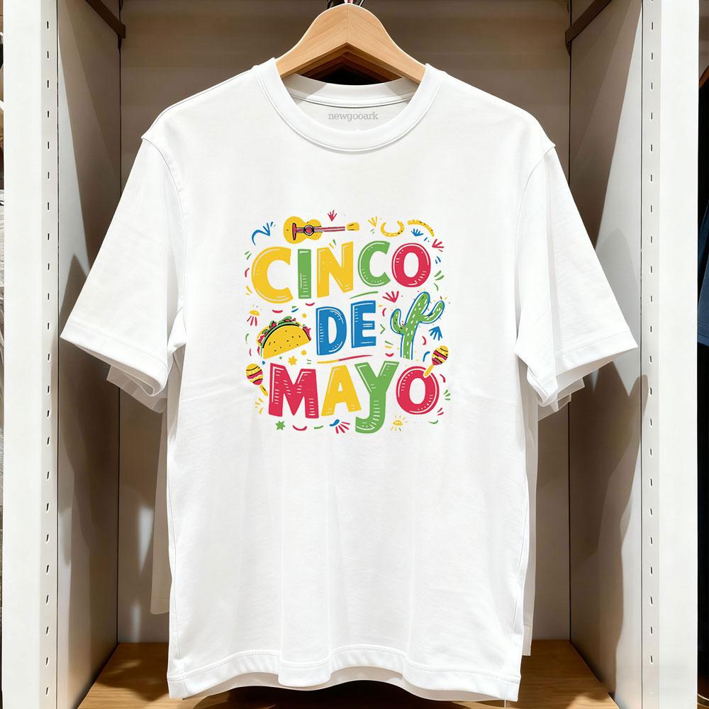 cinco de mayo cinco de mayo celebration Classic TShirt woman man Casual cotton printed t shirts Adult streetwear camisetas tops S