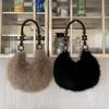 Hairy Hand Carry Small Bag Women's 2025 New Trendy Fashion Commuter Underarm Cloud Bag Autumn and Winter Versatile Shoulder Bag