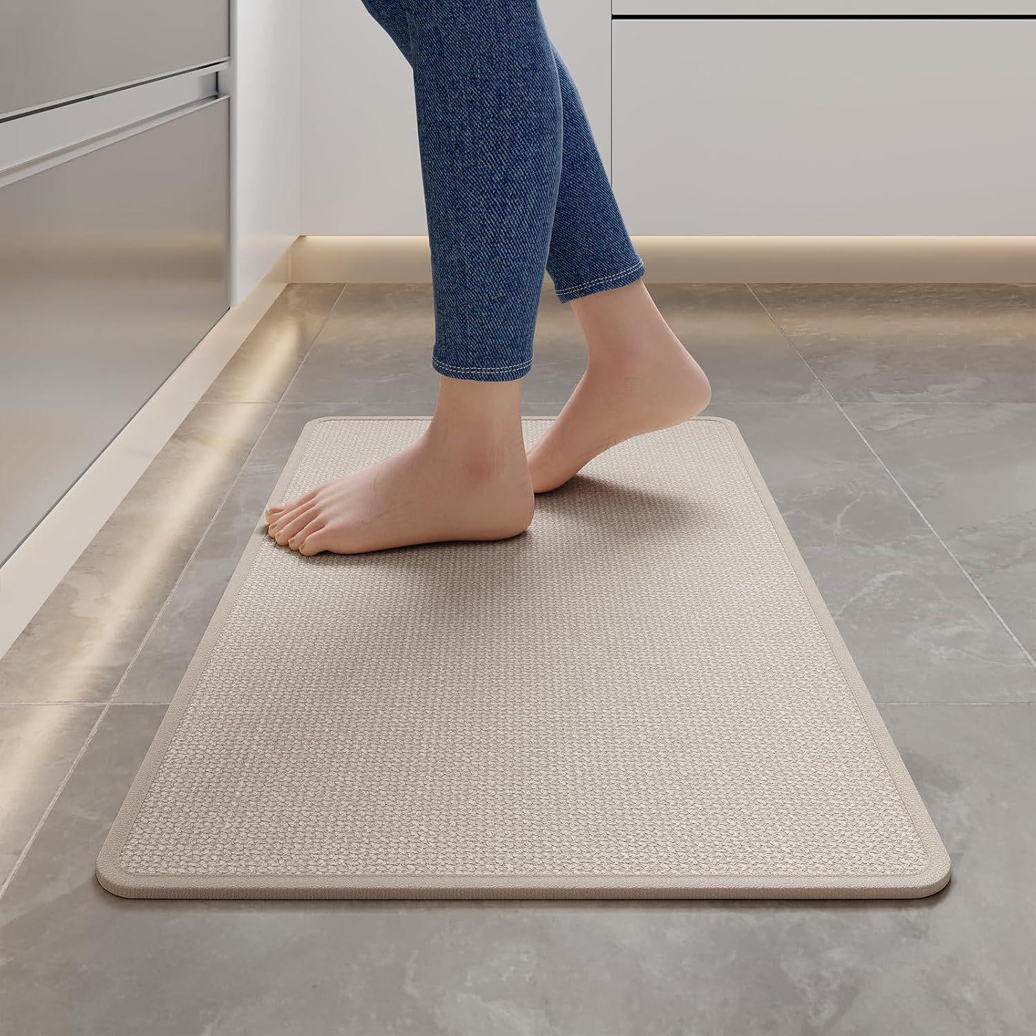 

Kitchen Floor Mat, Water-Absorbing, Oil-Absorbing, Non-Slip And Wear-Resistant Foot Mat, Long Door Mat, Leave-In Washable Carpet, Dirt-Resistant Mat 45x70cm