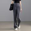 Women's Mid-Waist Straight Leg Casual Pants