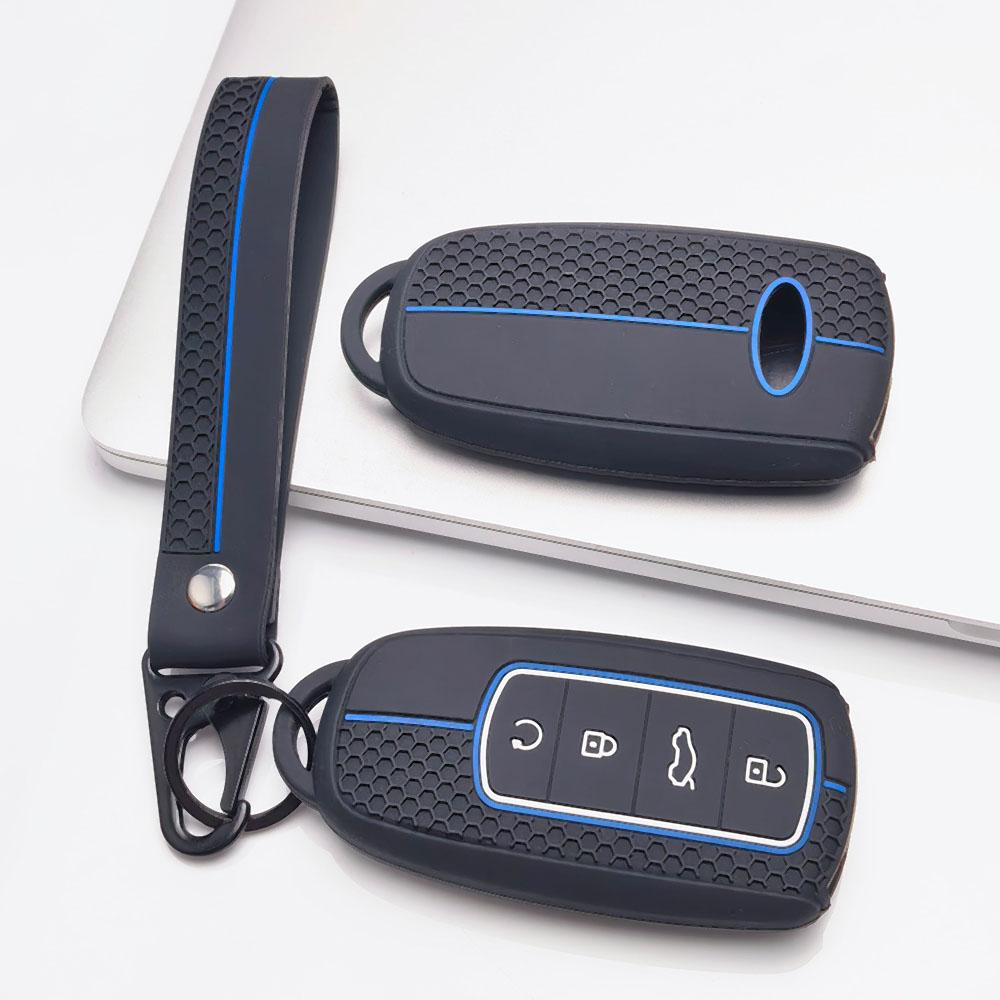 Silikon Schlüsselanhänger Hülle Schlüsselanhänger für Chery Tiggo 8 Pro Tiggo 7 Pro Omoda C5 Arrizo 8 für Exeed TXL TX LX VX Kratzschutz Stoßfest