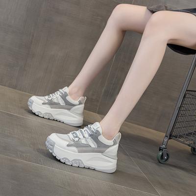 Small Thick-soled Heightening Shoes Women's 2025 New Forrest Gump Little White Shoes Casual Fashion Versatile Breathable Sports Women's Shoes