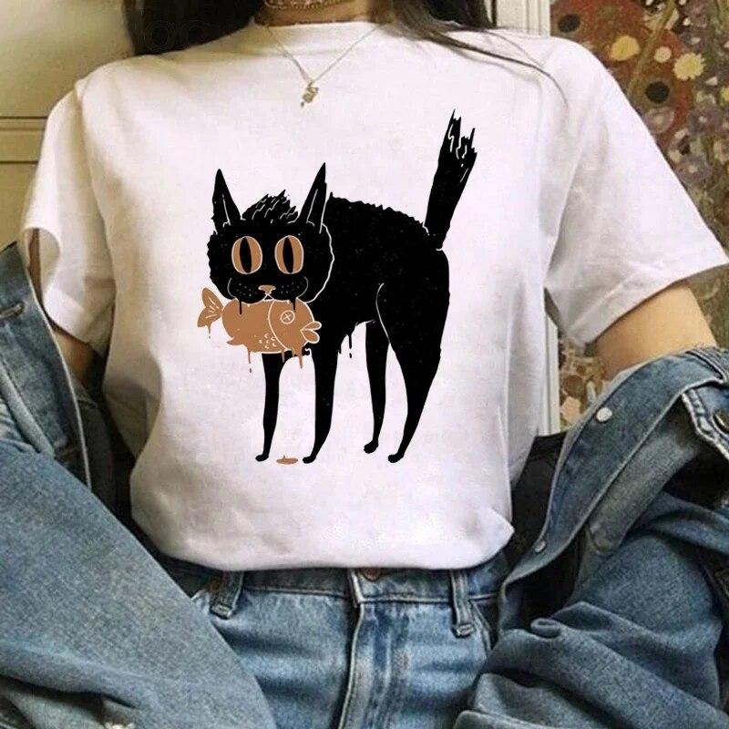 T-Shirt WoUnisex Cute Dinosaur Print T-Shirt Summer Short Sleeve Clothing Fun Versatile Pattern T-Shirt Fashion WoUnisex Top.