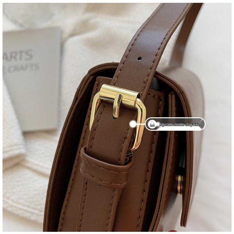 2025 Women's Trendy Crossbody Small Bag - Retro Single Shoulder Square Design