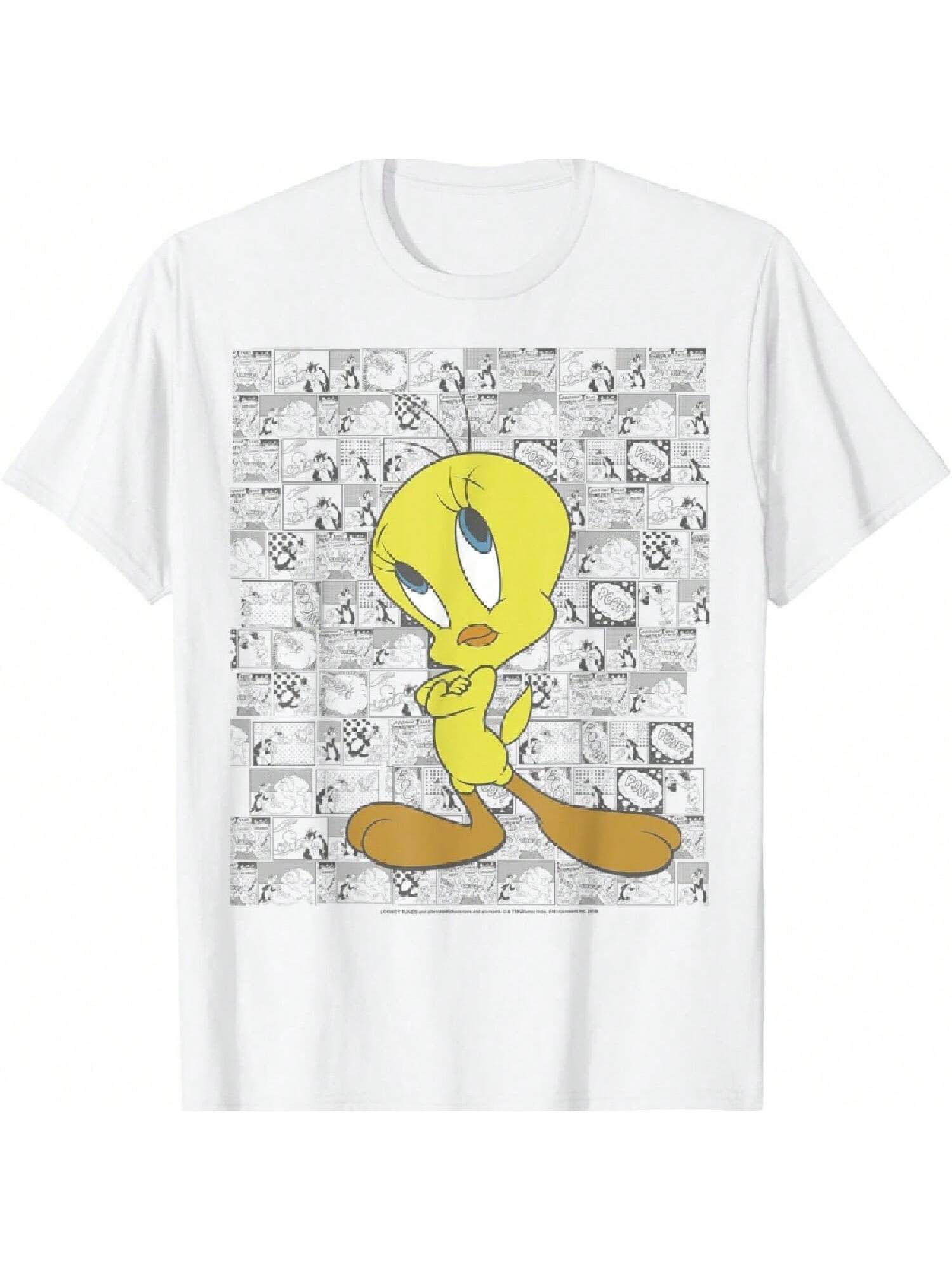 Tweety Bird Comic Portrait T-Shirt S разноцветный