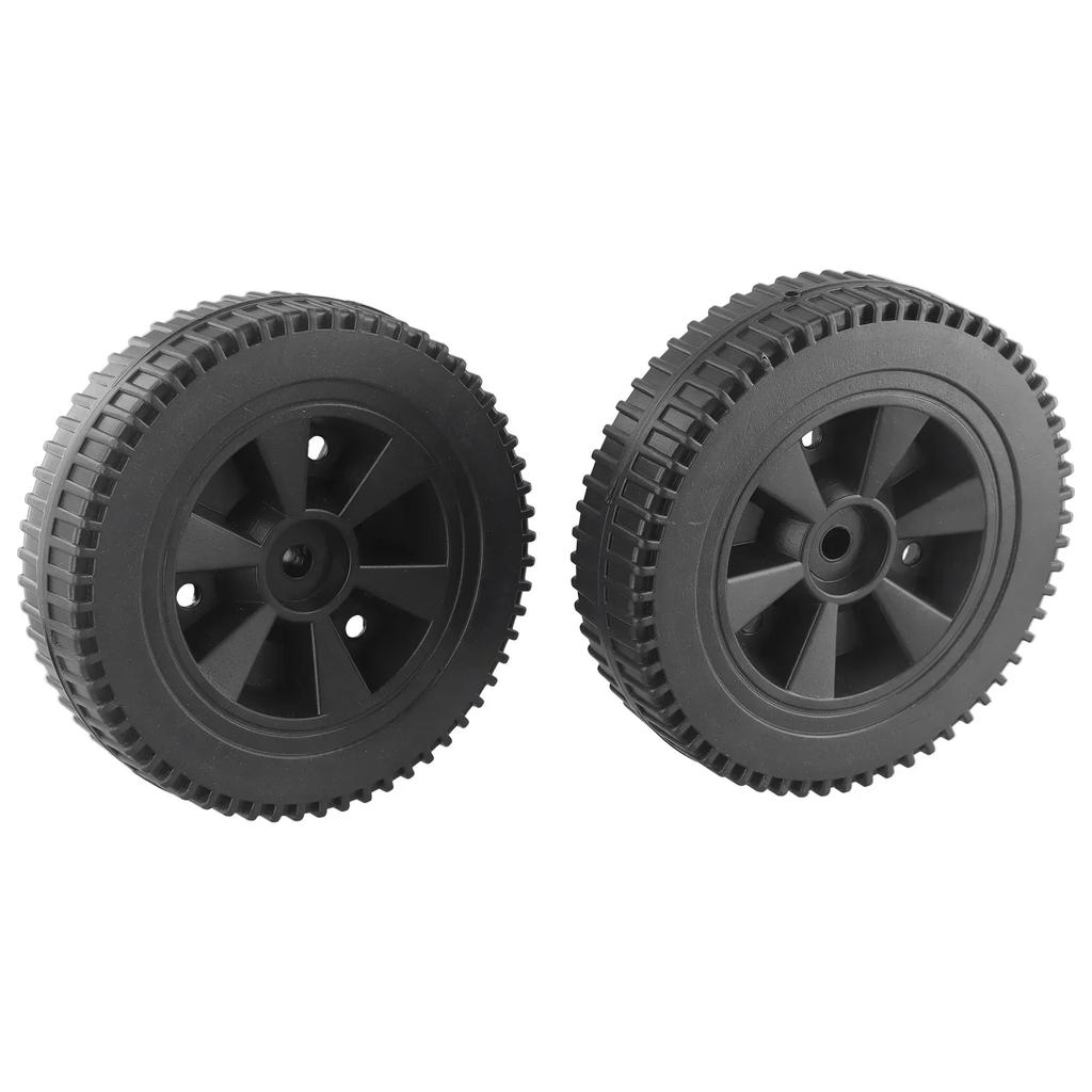 2Pcs/Set Grill Wheels Replacement-Parts 170/177mm 7 Inch BBQ Grill Wheel Barbecue Grills Kitchen Garden Accessories Plastic