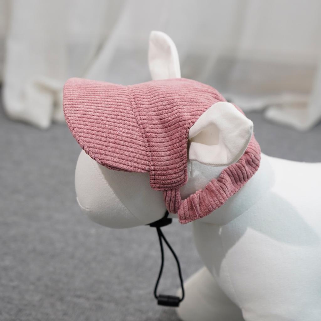 Pet Baseball Sun Hat, Adjustable Breathable Outdoor Visor Cap for Corgi Teddy Golden Retriever Puppy 20 Colors Lightweight Dog Sun Protection Hat