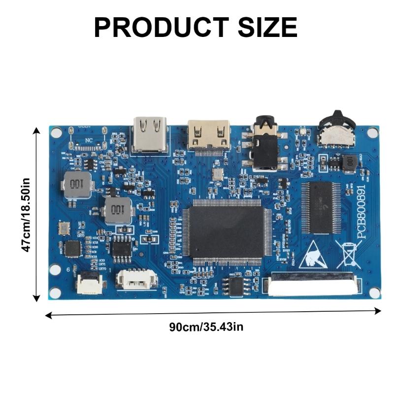 5inch 40Pin TTL Display Driver Board LCD Display Screen Driver Control Board 1024x600 LCD Screen 40Pin TTL Display