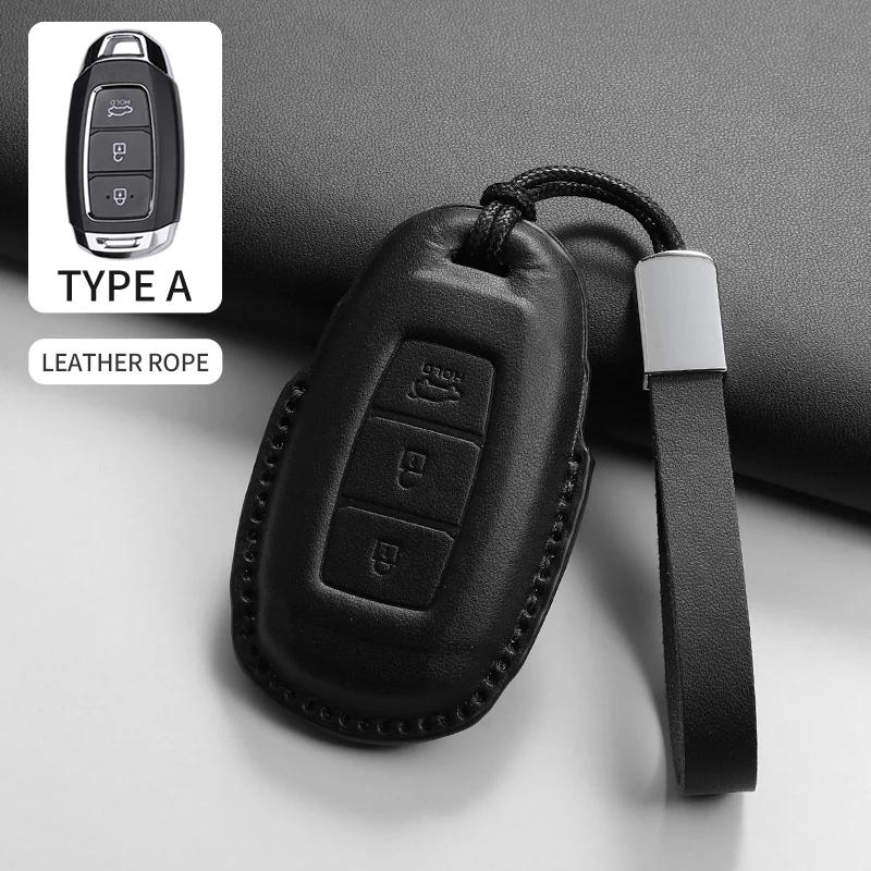 Capa de Chave de Carro Concha Chaveiro para Hyundai I30 Ix35 KONA Encino Tucson Solaris Grand Santa Solaris HB20 Tucson Santa I20 I30 Ix20