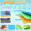 Inflatable Water Slide Large Wave Rider with Splash Pool Climb Wall Basket-Rim Water Cannon Shower Head for Backyard 3-12 Blue