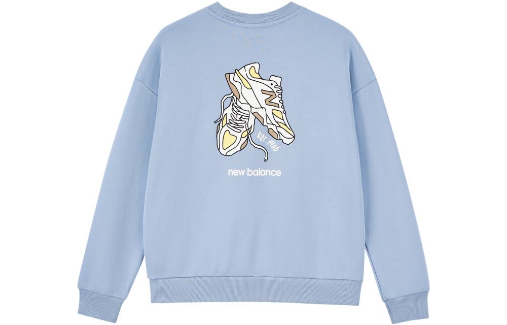 New Balance Sweatshirt Women s Blue AWT33310-LAY M
