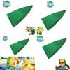 Cappello Cosplay Link The Legend Of Zelda Cappellino Verde di Qualità Premium